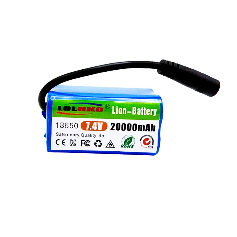 Original T188 2011-5 T888 V007 H18 C18 2S2P 7,4 V 20000 mAh Li-Ion Akku für Fernbedienung/RC Angeln Köder Boot batterie