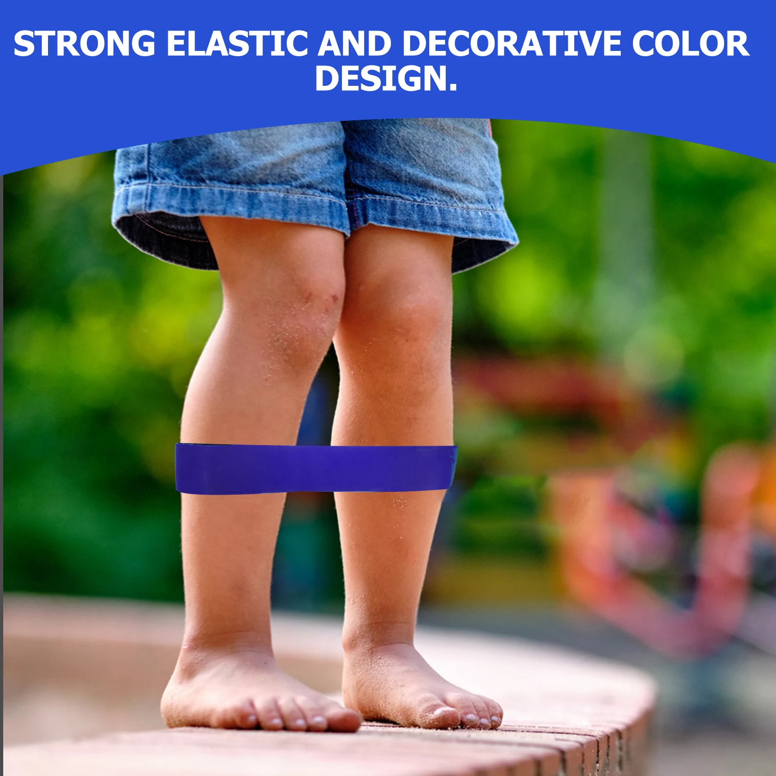 

5pcs Leg Elastic Bands Chairbands Pink for Kids Classroom Office Desk Accessories Bouncy Straps