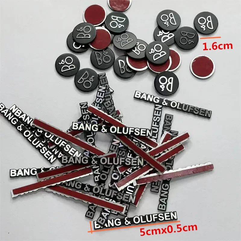 BO 5pcs 10pcs B&O BANG&OLUFSEN High-Quality Car Hi-Fi Speakers Audio Speaker Badge Stereo Emblem Stickers Styling Accessories