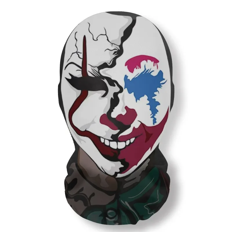 Halloween Geist Gesicht Schädel 3D Maske Sturmhaube Vollgesicht Elastische Mesh Atmungsaktive Sonnencreme Headcovers Lustige Party Cosplay Requisiten