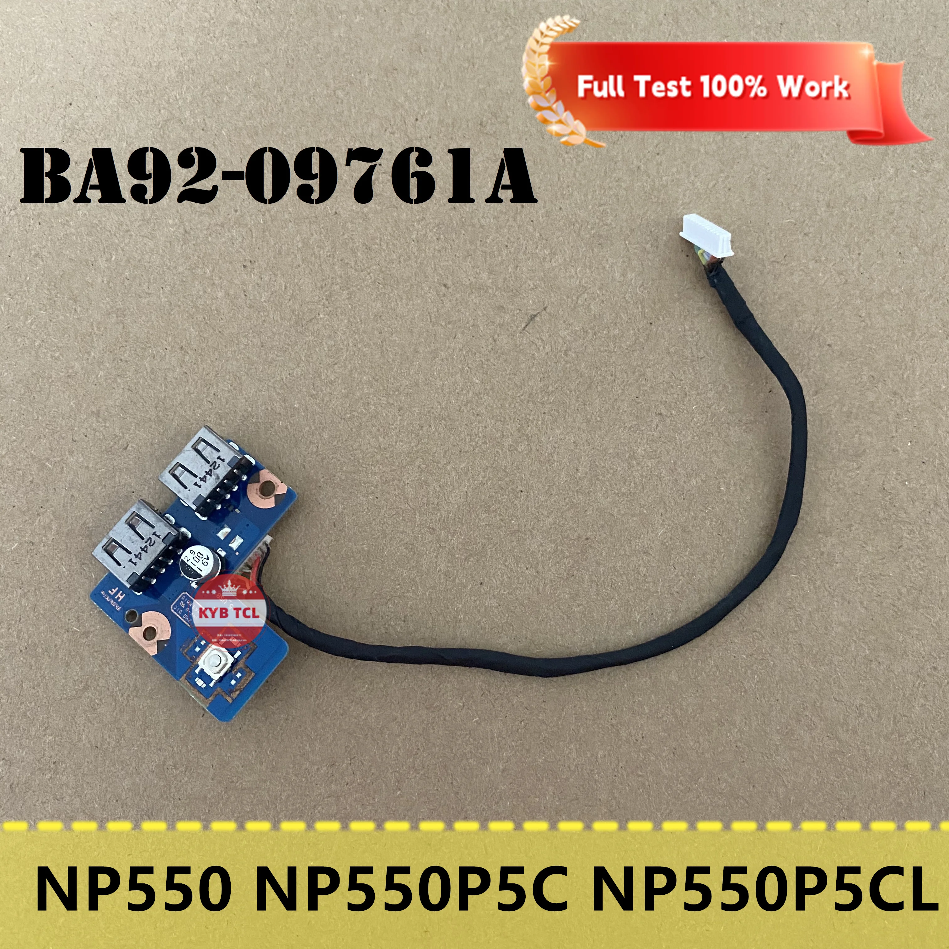 For Samsung NP550 550P NP550P5C NP550P5CL Genuine Laptop USB Power Button Board Or Cable BA92-09761A Notebook