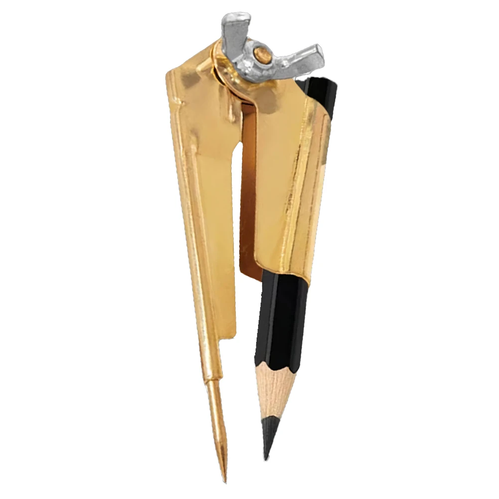 

Metal Outline Marking Tool For Compass Plotter With Pencil For Precise Woodworking And DIY Craft Projects
