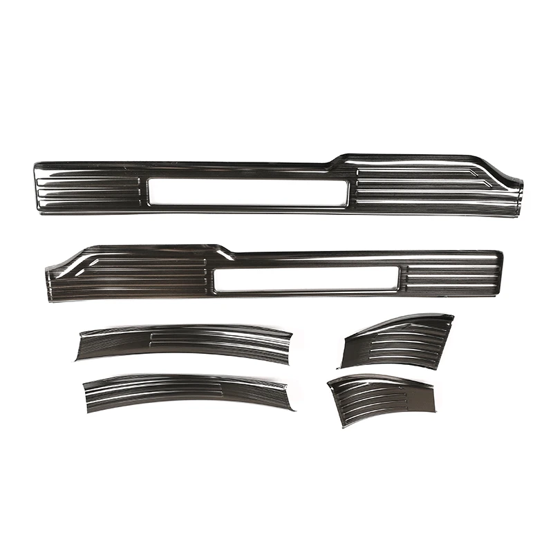 Built in threshold strip suitable For Land Rover Defender 20-21 stainless steel 6-piece set (90 version) car decoration