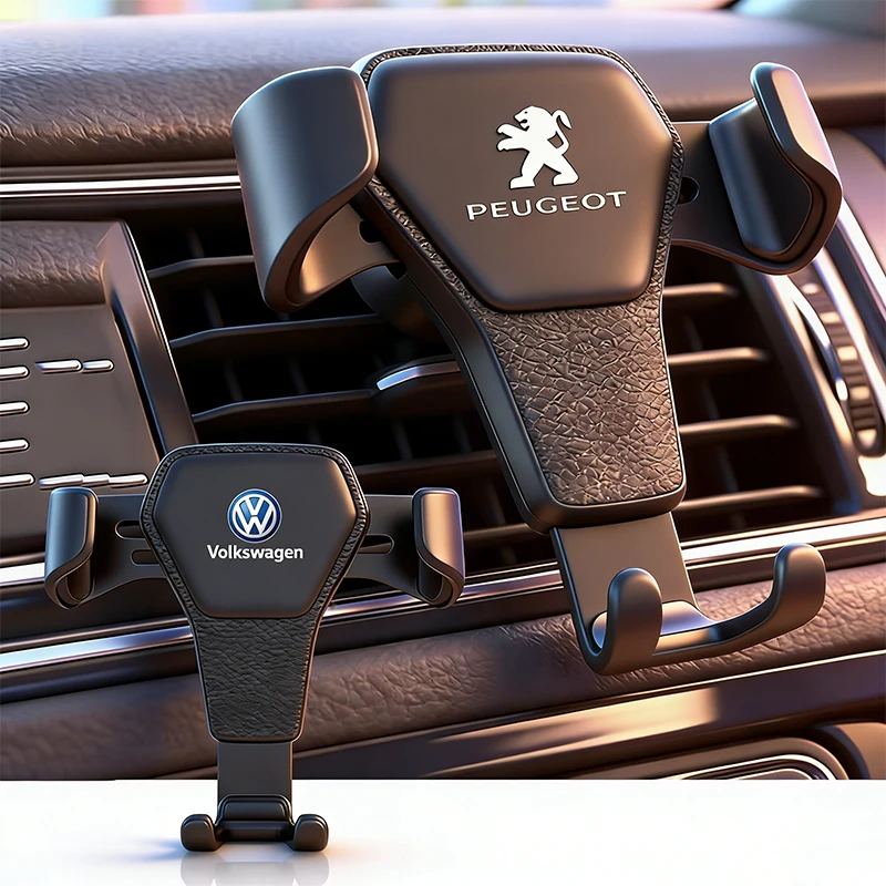 Image of Gravity ABS Fahrzeug-GPS-Handyhalterung Zubehör für Peugeot für VW GTI Polo Passat Golf Tiguan Jetta CC / Auto-Schlüsselanhänger