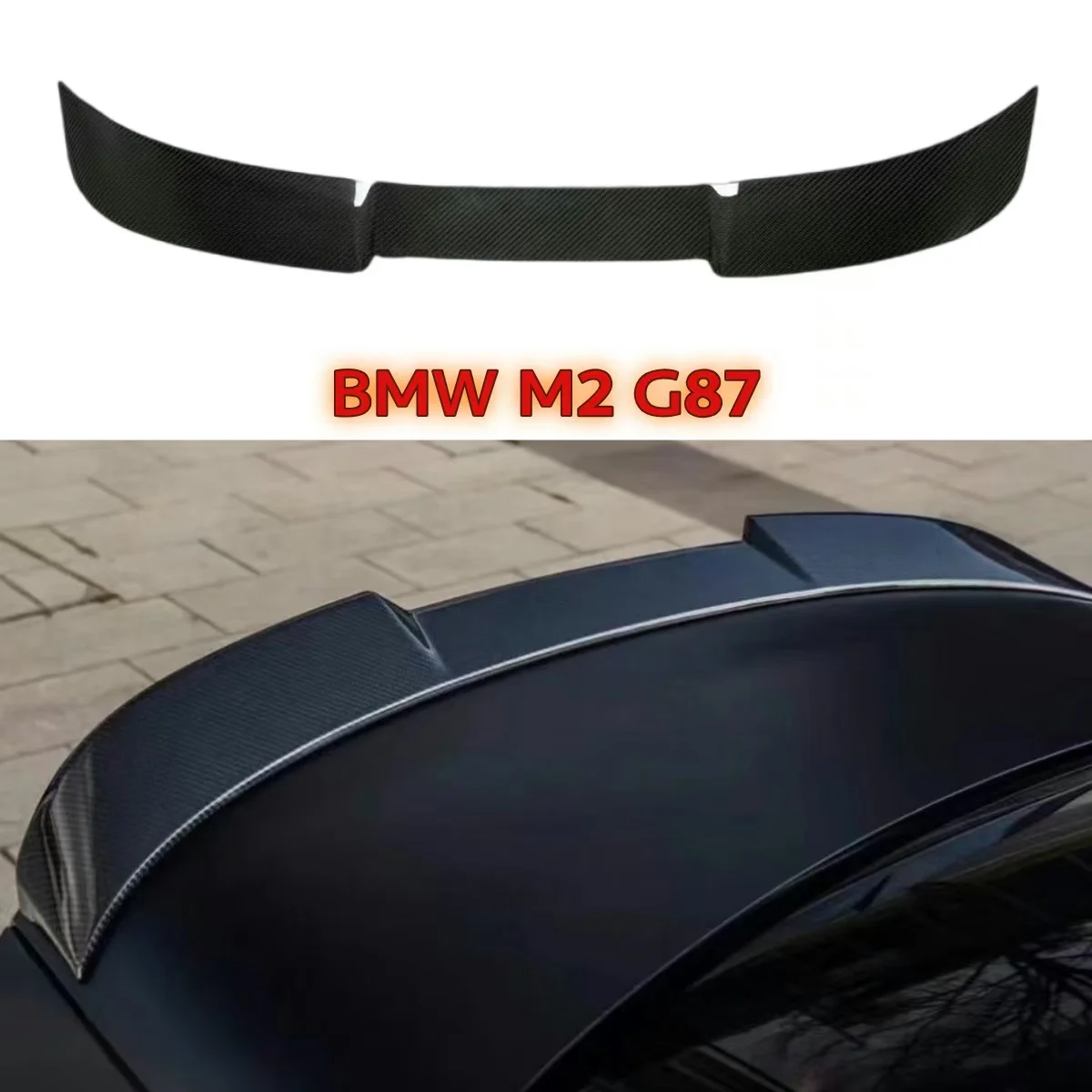 

Carbon Fiber Car Rear Trunk Spoiler Rear Wing Tail Wing Parts For BMW 2 Series G87 M2 2023+ Upgrade Body kit Car Accessories