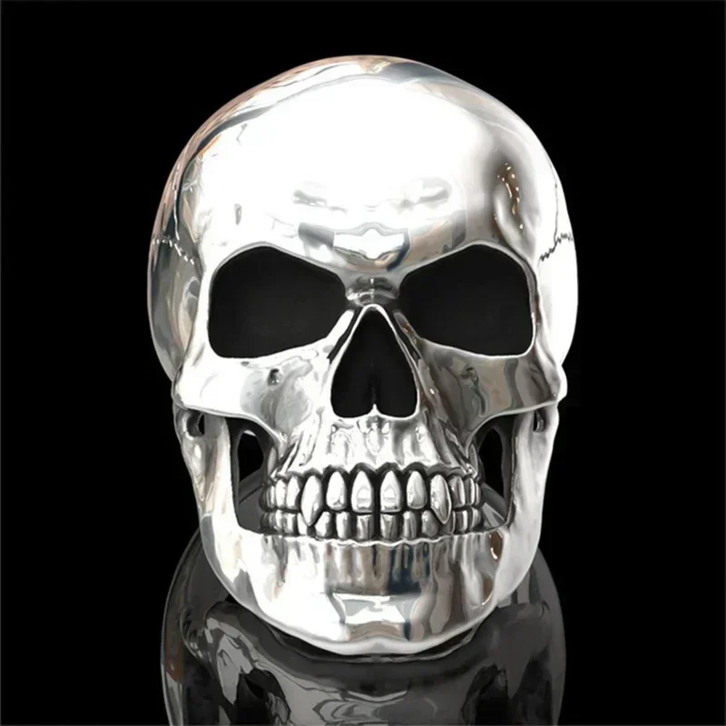 2024 new Hip-Hop Men\'s Biker Rings Ghost Head Skull Rings for men Gothic Punk Metal Rock Biker Jewelry Accessories Wholesale