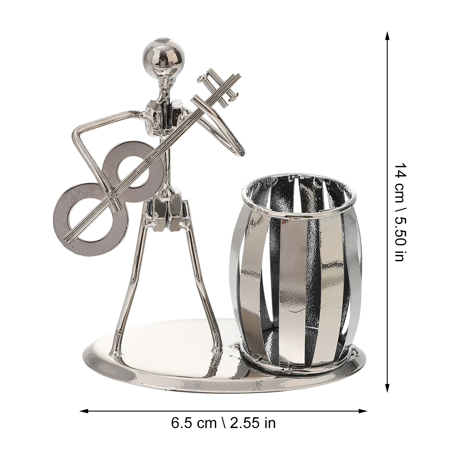 الحديد الموسيقار الغيتار القلم حامل القلم الرصاص الزخرفية الغيتار مكتب ملحق الموسيقى هدايا للرجال الموسيقى المعلم الهدايا #3