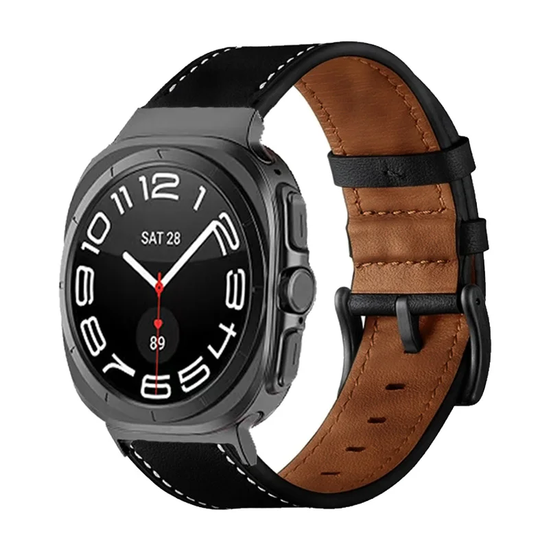 Für Samsung Galaxy Uhr 7 Ultra Edelstahl Armband Samsung Uhr 7 Ultra Leder Armband Samsung Galaxy Uhr 7 Ultra