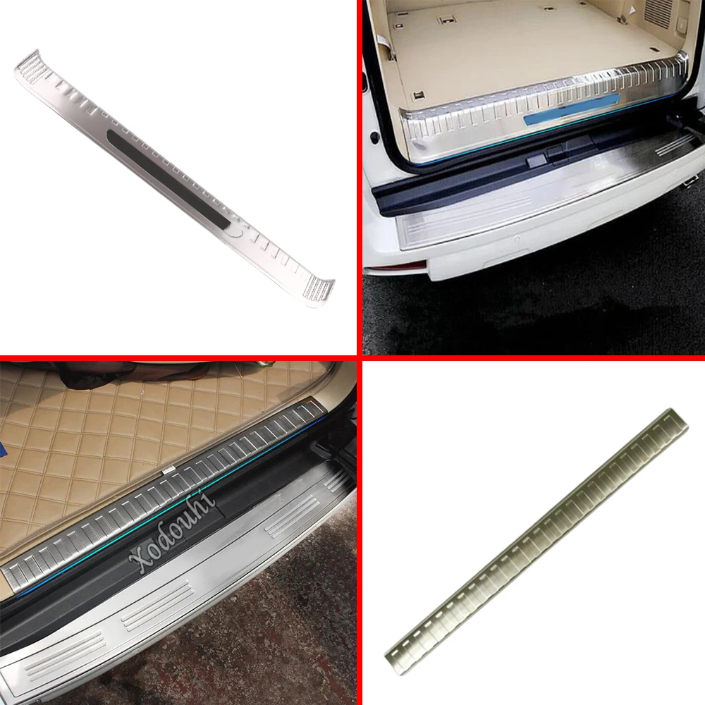 

Rear Bumper Tailgate Pedal Trim Plate Threshold Trunk For Toyota FJ150/Prado 2010 2011 2012 2013 2014 2015 2016 2017 2018 2019