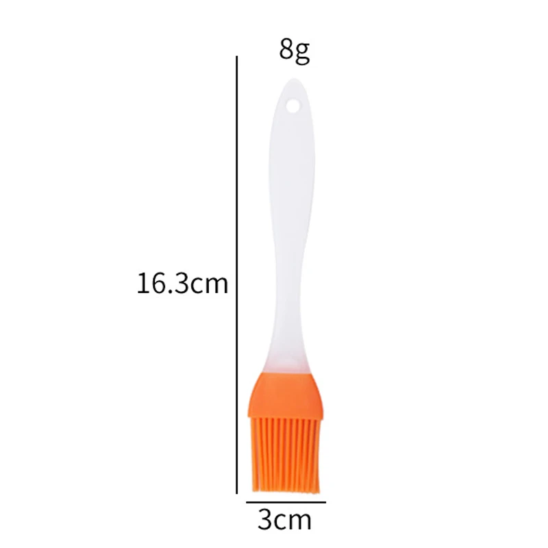 فرشاة زيت المطبخ فطيرة الصالحة للأكل فرشاة الخبز المنزلية فطيرة مقاومة درجات الحرارة العالية غير تساقط الشواء زيت السيليكون