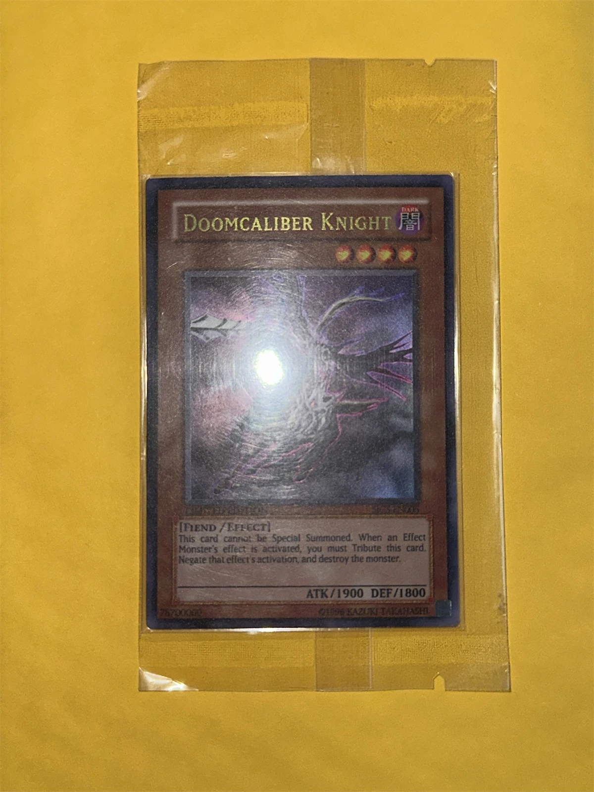 Yu-Gi-Oh OCG/TCG  Doomcaliber Knight  SJCS-EN006  Magia Series Children's Gift Collection Board Game Toy Card (No-Original)