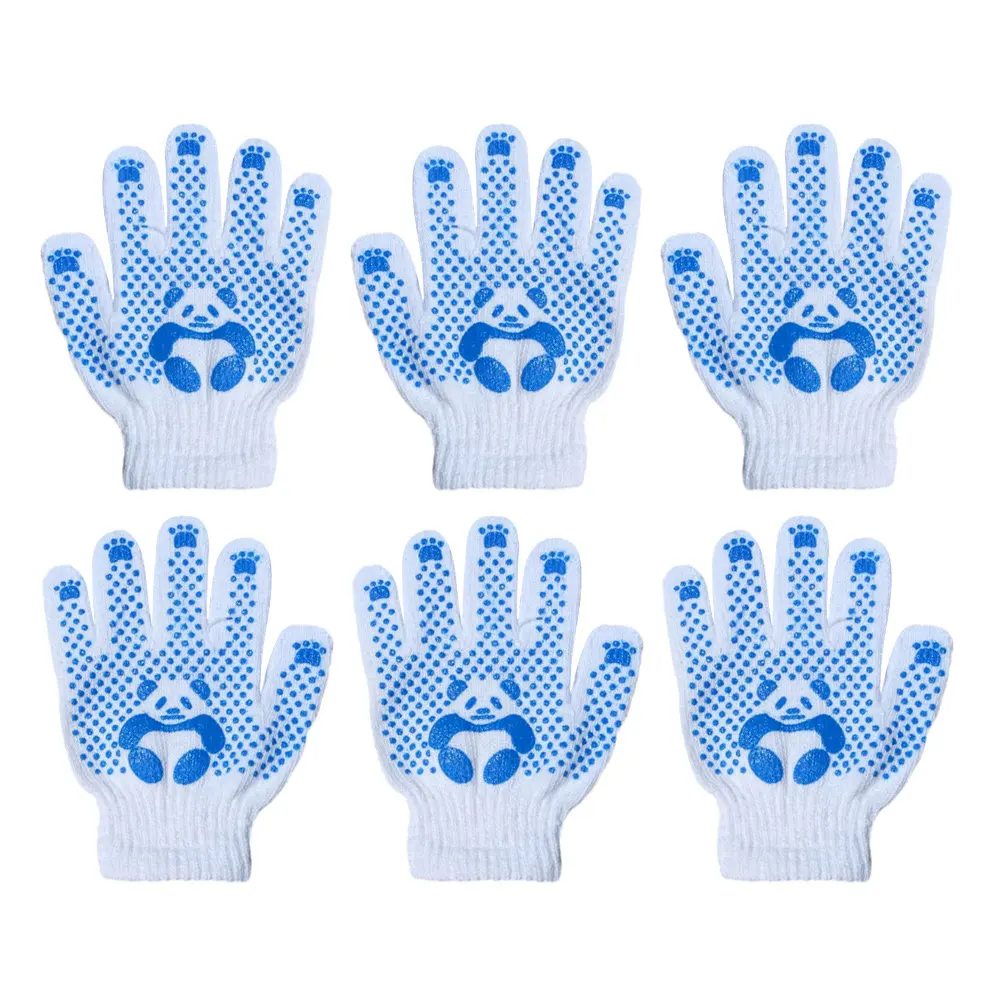 3Pairs Kids Garden Gloves Polyester Cotton Breathable Anti-Skid Wear-Resistant Protective Working Gloves for Children Yard Work