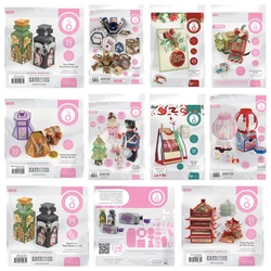 Halloween Christmas Joy Die Metal Cutting Dies Box Jolly Jingles Twinkling Traditions Cut DIY Scrapbooking Paper Craft Template