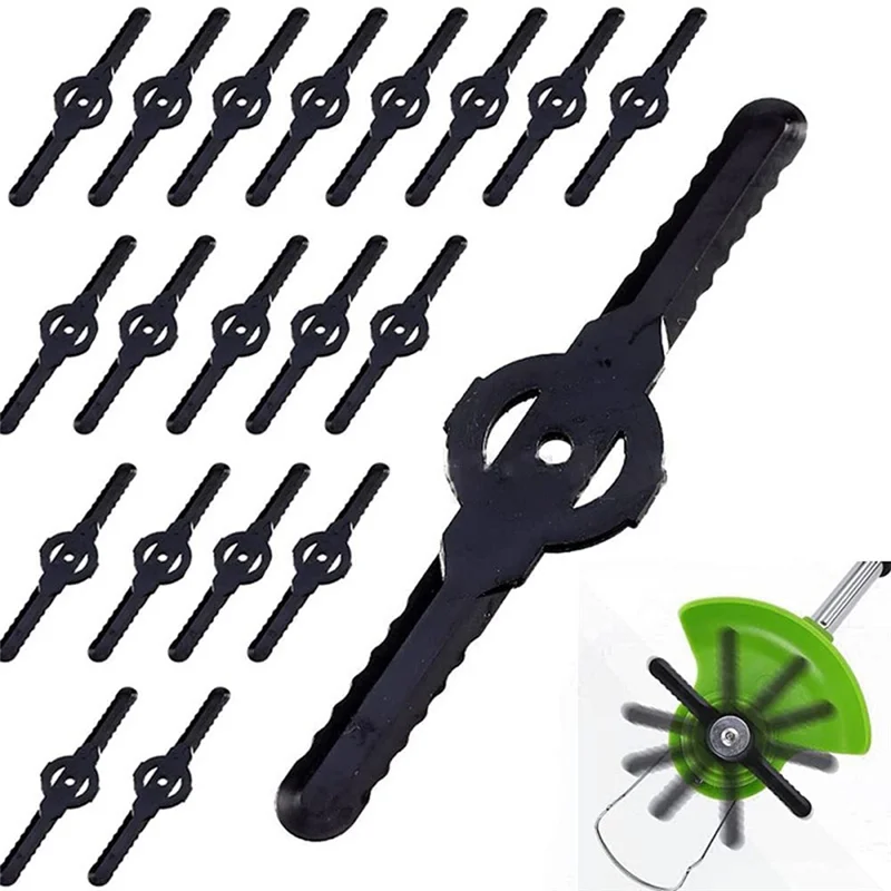 

B03C-триммер для травы, сменное лезвие, беспроводной обрезной станок для газона, насадки для кустореза, аксессуары для беспроводного безструнного триммера