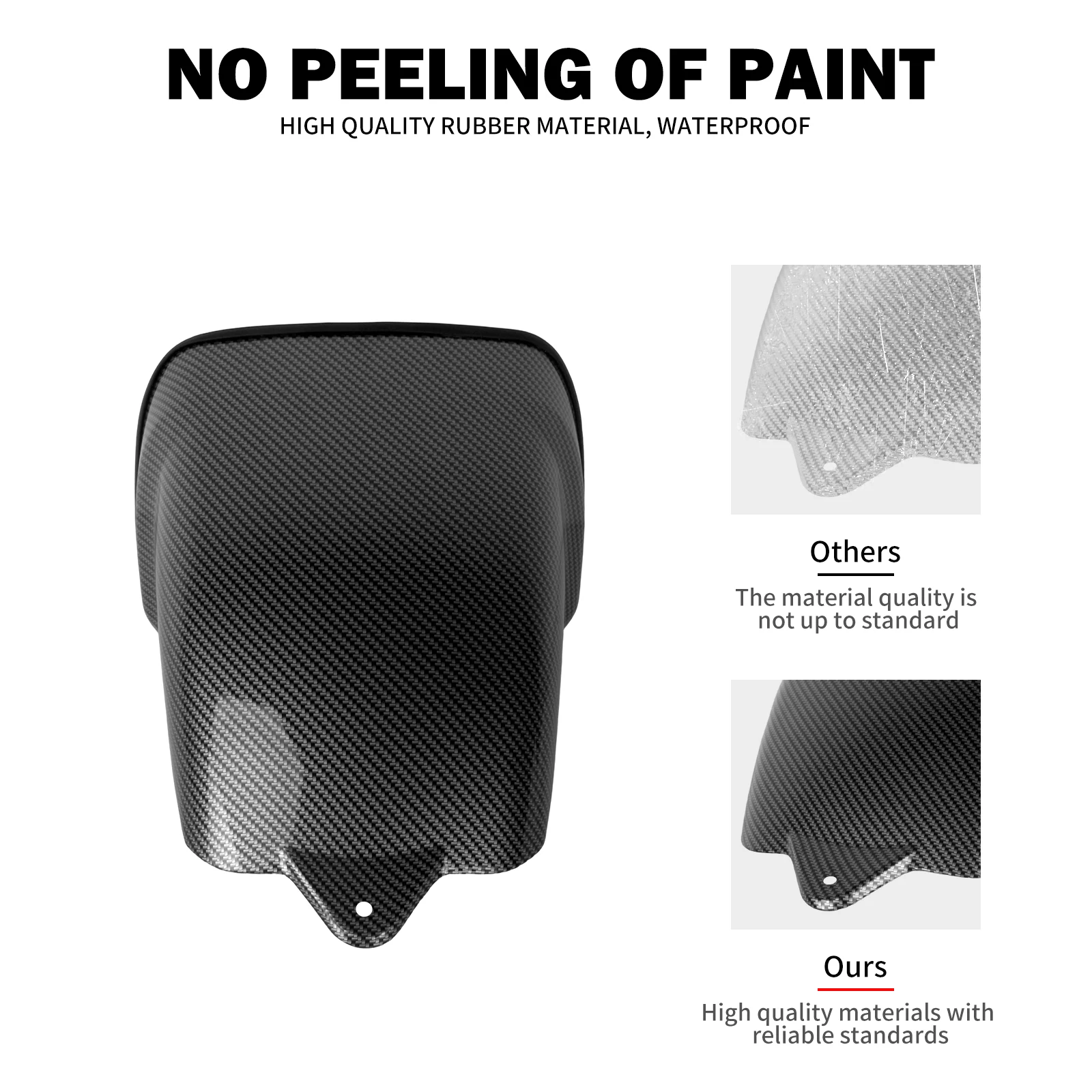 Motorcycle Fairing Rear Passenger Seat Back Cover ABS For Harley Touring Road Street Glide 2024-Up FLHX 23-later FLHXSE FLTRXSE