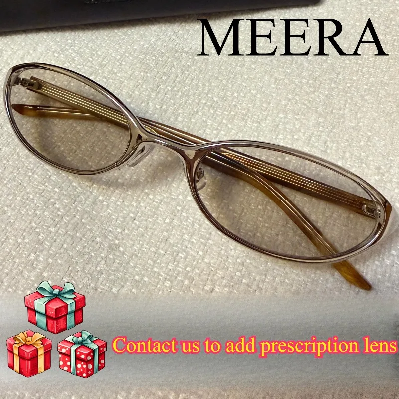2026 Korean Fashion Oval Lightweight GM Sunglasses Metal Round Tawny Driving Shades Unisex Anti Fatigue Sun Glasses Uv400 MOODY
