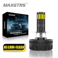 H4 LED Motorcycle Headlight Blub DC 11V~60V 6500K Moto Light 1860 Chip Scooter Accessoire Motobike Head Lamp