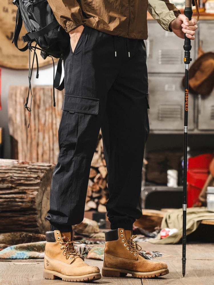 

Lightweight Qui Dry Casual Pants Men's Summer Thin Outdoor Hiking Loose Large Size Casual Pants Workwear Trousers American ...