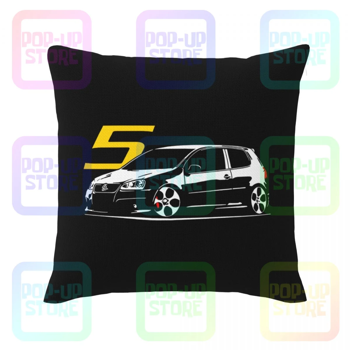 Spring Golf Mk5 Fans Gti Vr6 Turbo Tuning Linen Pillowcase Throw Pillow Cover For Sofa Ultra Soft Pattern Decor