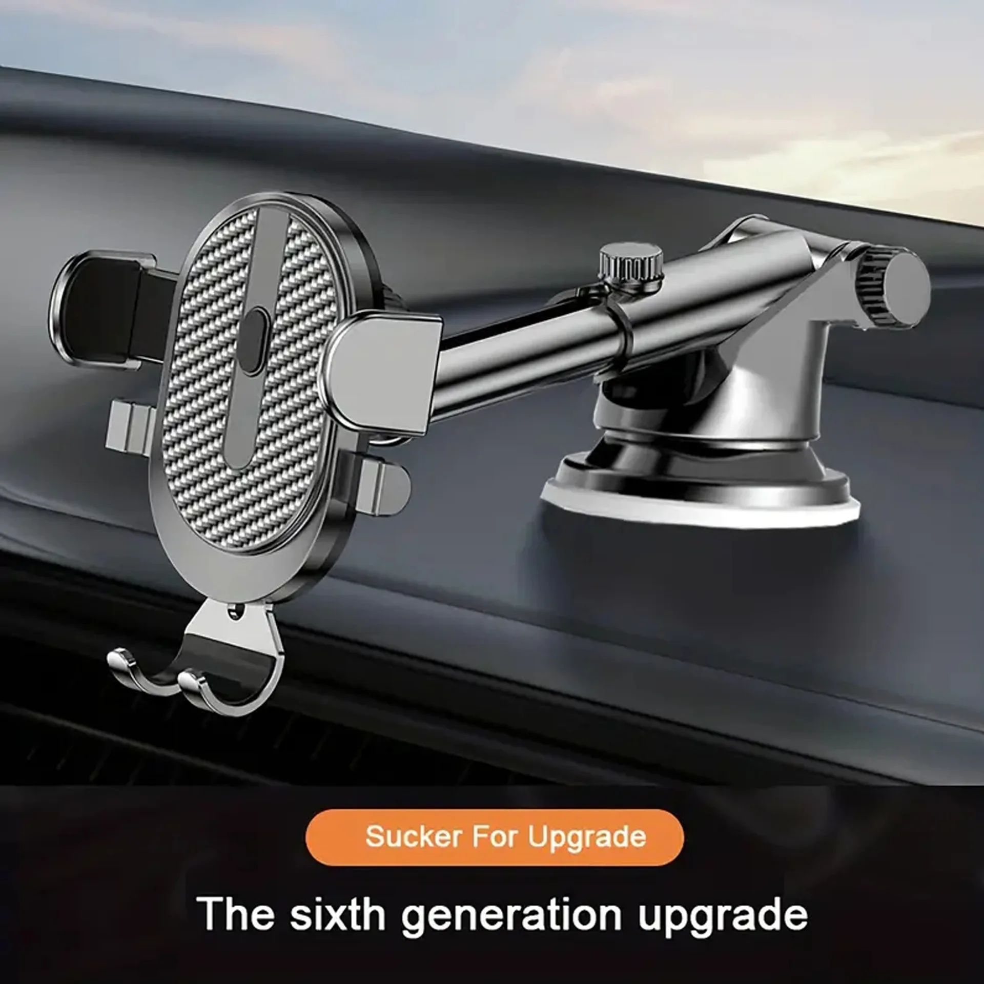 

Car mobile phone holder Car suction cup type multi-functional navigation support Cross-border wholesale One piece labeling deliv