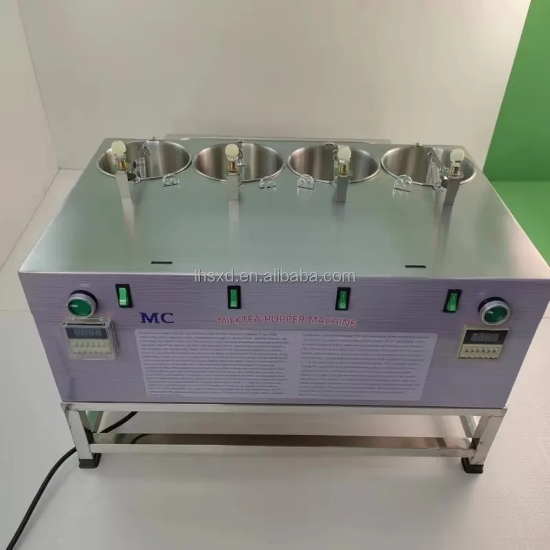 

Manufacturer's Sales Upgrade For New Models Four Headed High Quality Popping Boba Bubble Making Machine