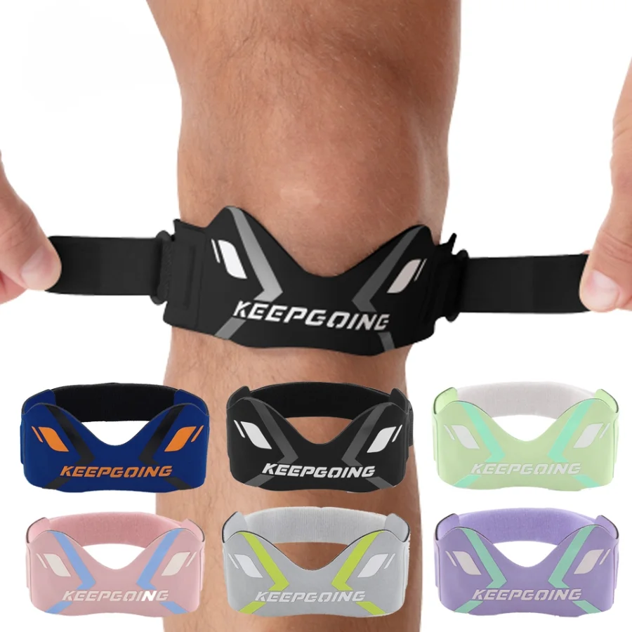 Patella Band Protection Kneecap Knee Tendon Support Strape Brace Adjustable Absorption Compression Pad Basketball