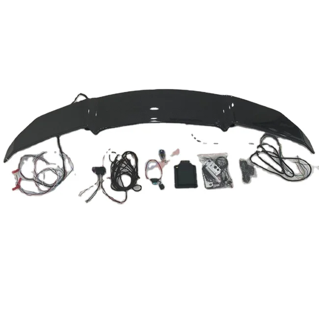 

GT Style Carbon Fiber Gloss Black Rear Remote Control Lifting Sedan Car Universal Spoiler For Sale