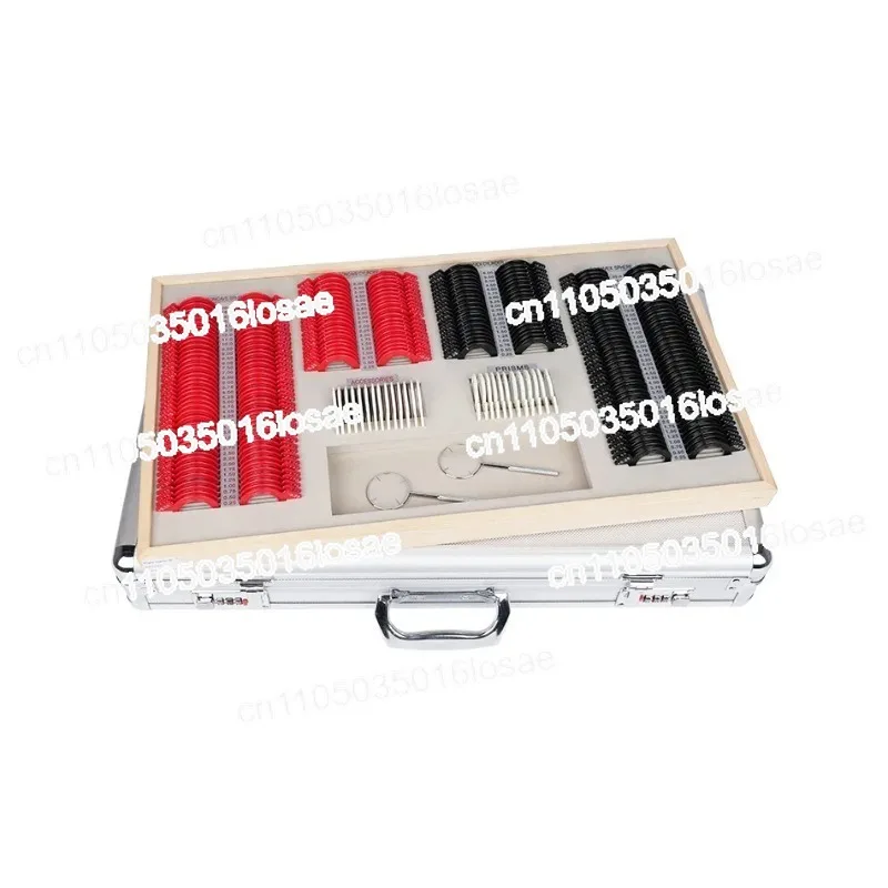 A Grade Lens Case High Quality Optometry Equipment Optical Metal Rim Prism Trial Lens Set