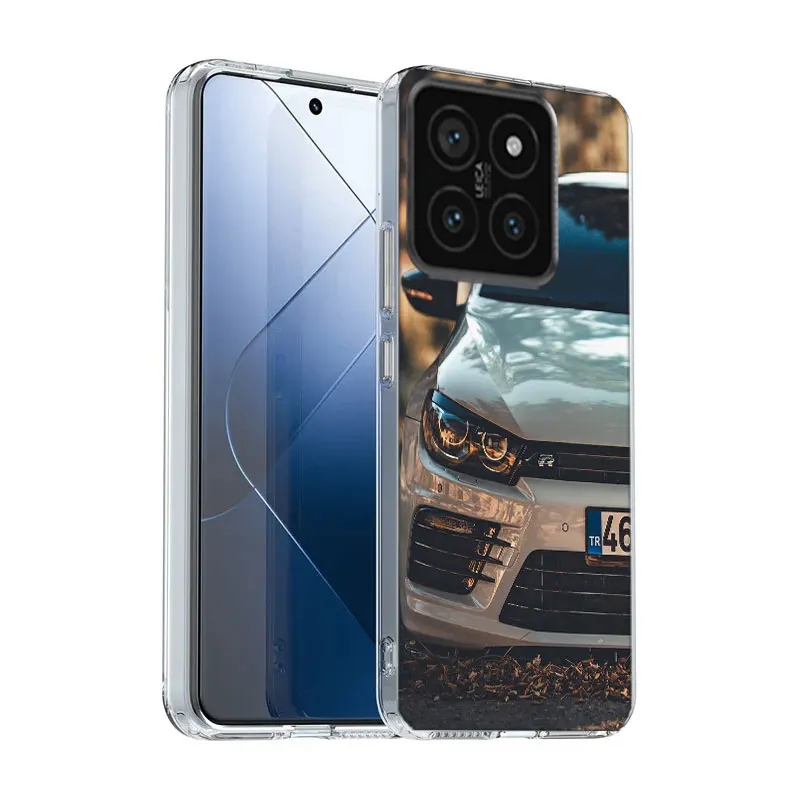 Sport Car Golf 7 Clear Phone Case For Xiaomi Mi 13 12 12T 11 11T 10 10T Pro 11i 9 9T 8 Lite CC9E A3 A2 TPU Pattern Soft Fundas