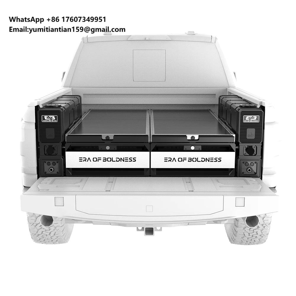 

Система выдвижных ящиков пикапа. Ящик для хранения пикапа. Кровать для грузовика. Ящик для выдвижных ящиков для надземления.