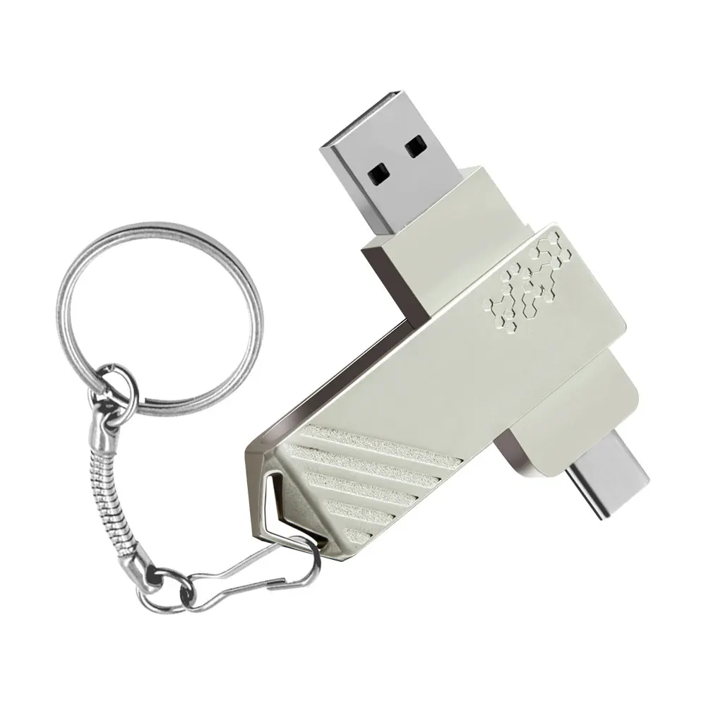 Высокоскоростной твердотельный USB-накопитель, USB-накопитель на 1 ТБ, мобильный телефон-C, мобильный компьютер с двойным интерфейсом, USB-накопитель на 4 ГБ, 16 ГБ, 128 ГБ