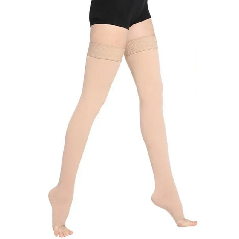 20-30mmHg Compression Stockings Medical Calf Protection Socks Varicose Vein Bandage Stretch Long Knee Elastic Stock Sports Hose