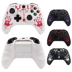 Laser Carving Soft Silicone Cover For Xbox One S Controller Skin Case Gamepad Joystick Accessories