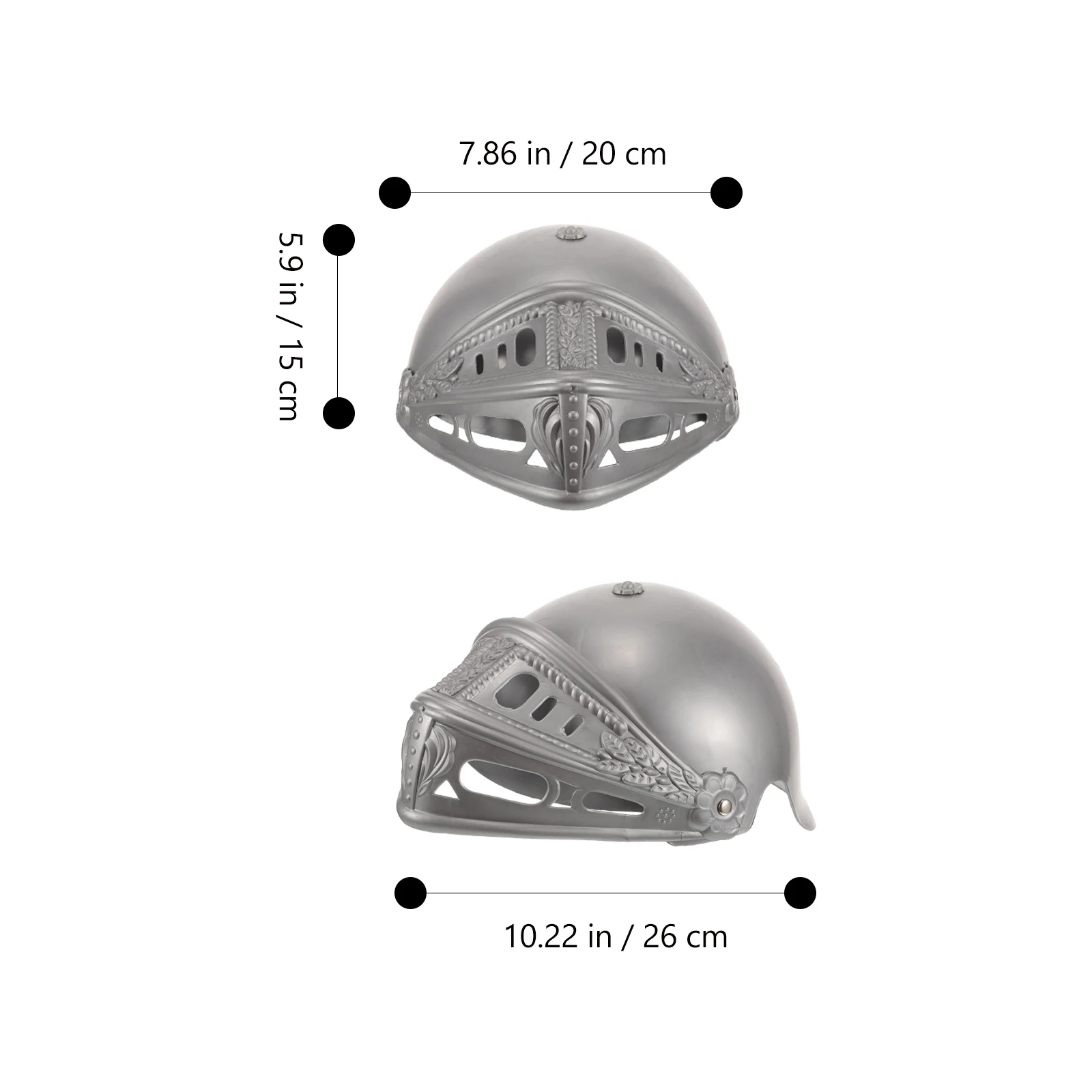 

Children'S Armor Set Knight Battle Props Halloween Costume Breastplate Soft Durable Plastic