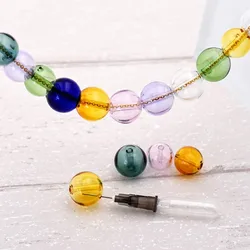 5pieces 12mm-16mm Diffuser Perfume Refillable Glass Ball Pendant Handmade Essential Oil Aromatherapy Beads For Jewelry Making