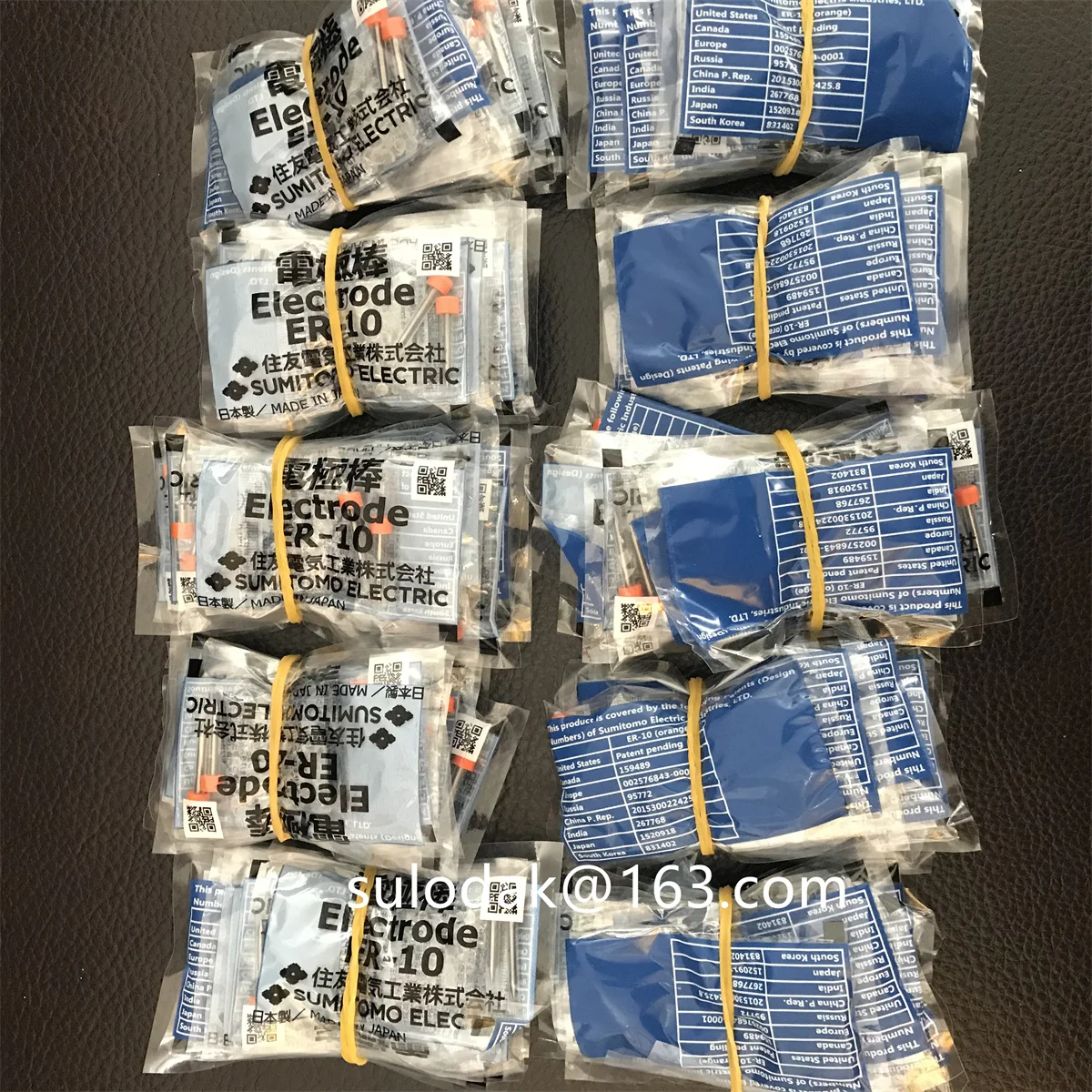 سوميتومو T-39 Type-66 T-81C 82C T-400 T-600C Z1C 71C الألياف الانصهار جهاز الربط لحام القطب الكهربائي قضيب ER-10 صنع في اليابان