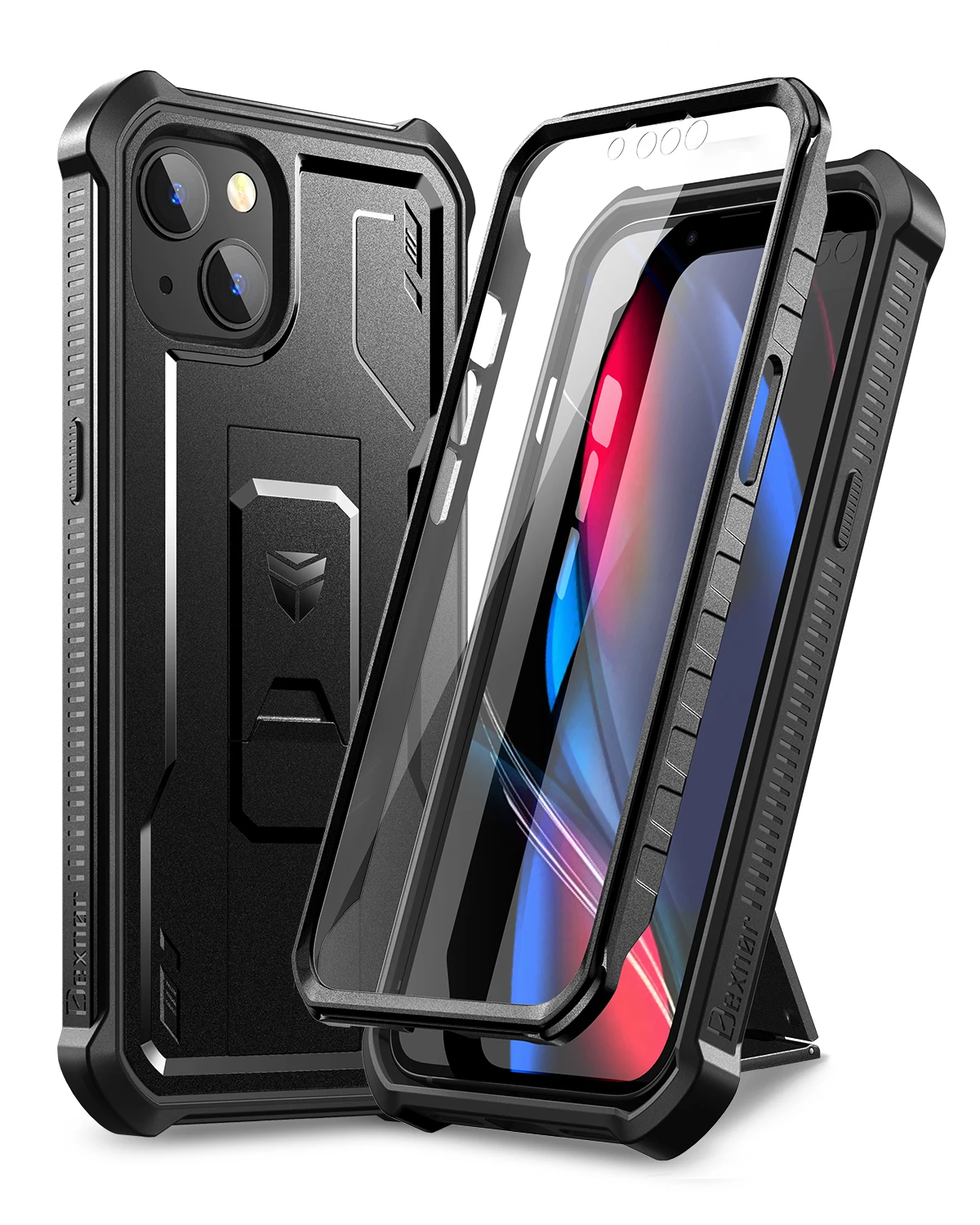 

360Full Body Heavy Duty Military Shockproof Protective Cover For iPhone14 Pro Max Protective Case with Built-in Screen Protector