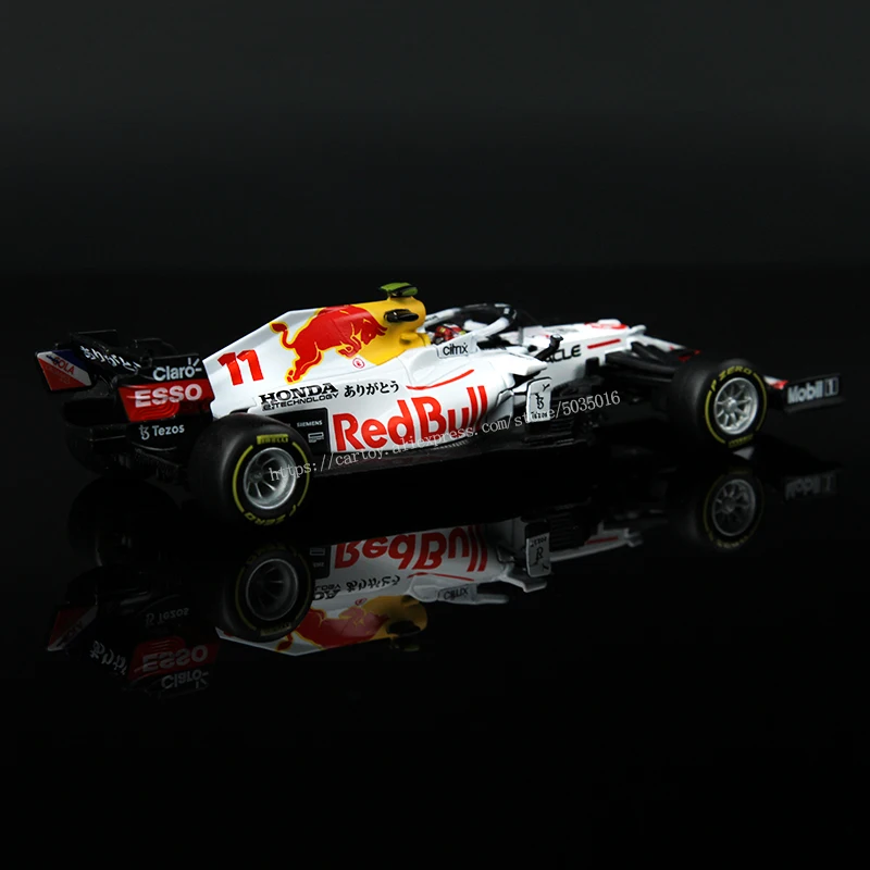 Bburago 1:43 2021 F1 Red Bull Racing RB16B Türkiye Special Edition 1# Verstappen 11#  Perez racing model simulation car model