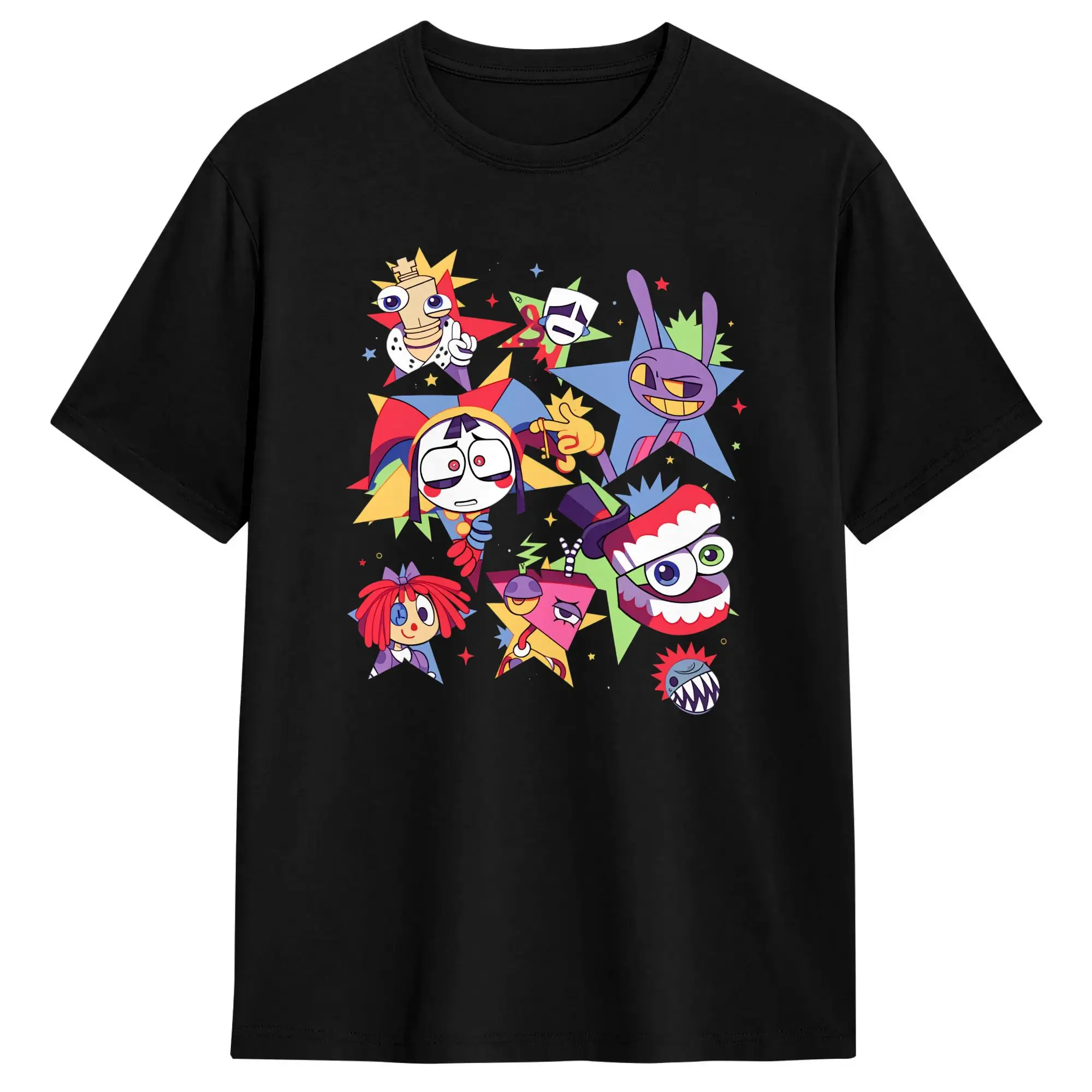 Amazing Digital Circus Caine T-Shirt  Hip Hop T Shirts Short Sleeves Y2K Funny Tops Summer Cotton 4XL 5XL 6XL Clothes