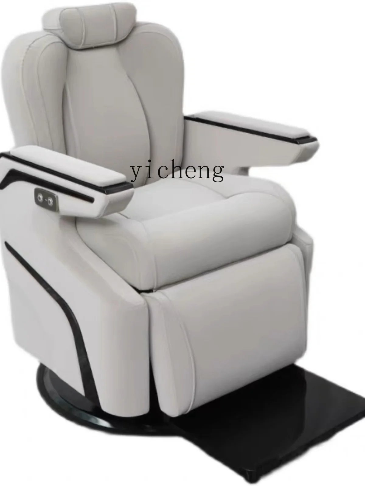 Zc Reclining Physiotherapy Chair Barber Chair Hairdressing Chair Dyeing and Perming Lifting Large Chassis Hair Cutting