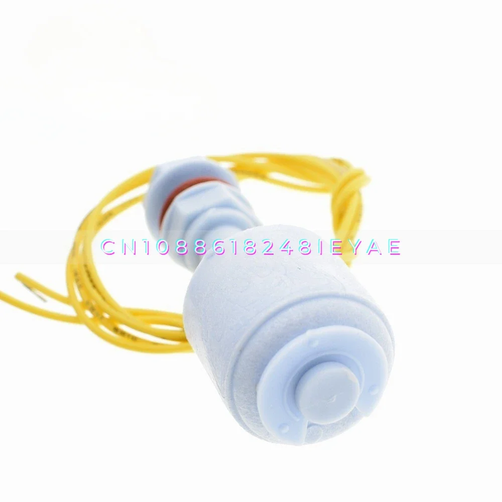 Interruptor de nivel de líquido con interruptor de flotador pequeño de plástico PP, nivel de agua, Sensor de nivel de líquido, ácido anticorrosión
