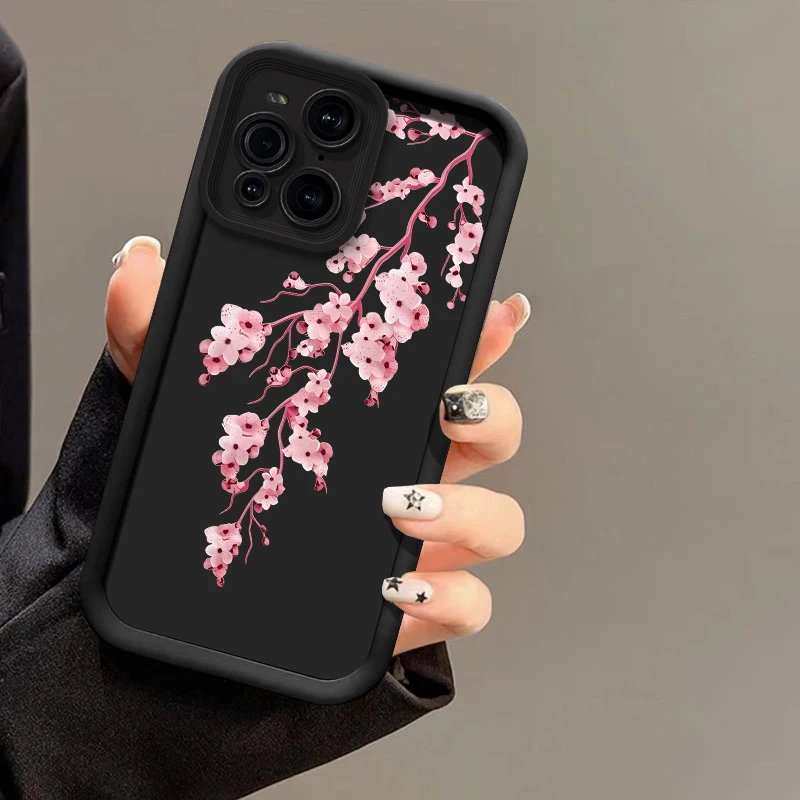 Soft TPU Phone Case For Motorola Moto G100 G06 G56 G86 G05 G85 G14 E40 E32 E14 E13 Flower Pattern Silicone Shockproof Cover view 5