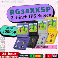 Anbernic RG34XXSP Flip Handheld Game Console 3.4-inch IPS Screen Linux 64-bit RG 34XXSP WIFI 5G Retro Video Gaming Players PSP