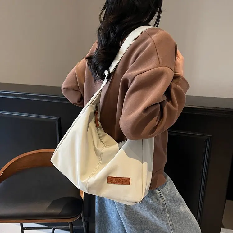 

Зима 2025 727, новая сумка через плечо, сумка для пельменей, парусиновая сумка, универсальная повседневная сумка большой вместимости