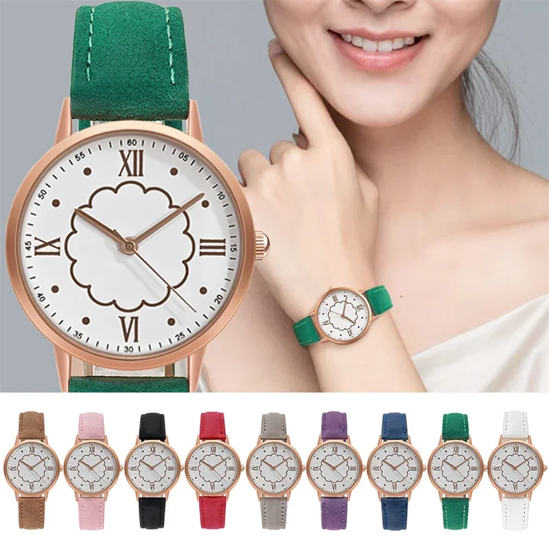 

Brand New Women Watches Fashion Quartz Watch Ladies Alloy Case Female Watches Girl Watch Imitation Leather Strap Relogio Feminin