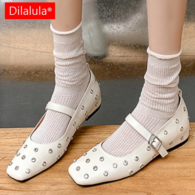 dilalula-talla-34-40-zapatos-planos-informales-de-ballet-para-mujer-zapatos-de-cuero-real-con-cristales-brillantes-tacones-bajos-primavera-2025-oficina-para-mujer