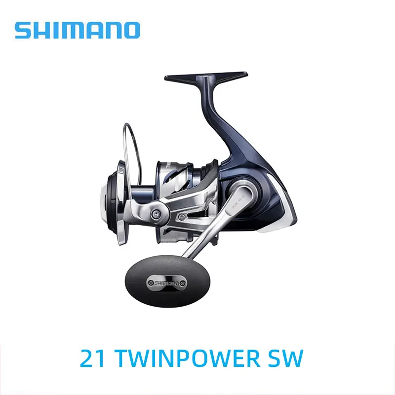 2021 Original SHIMANO Twin Power Twinpower SW 4000 5000 6000 8000 10000 14000 Jigger carrete de pesca giratorio de agua salada