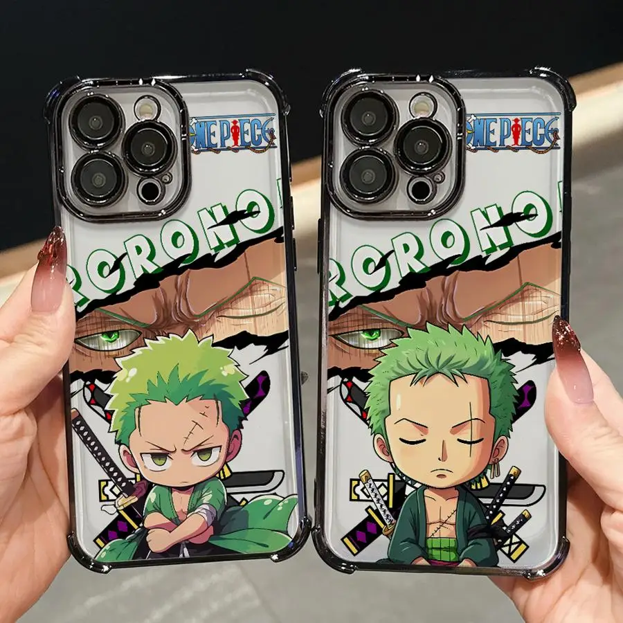 لطيف قطع زورو لينة غطاء الهاتف القضية آيفون 13 14 11 17 الهواء 12 15 زائد 16 برو ماكس