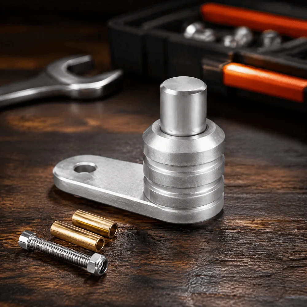 Aluminum Alloy Brake Lever Parking Lock Durable Construction Silver Motorcycle Brake Lever Easy Installation Scooter Brake Lock