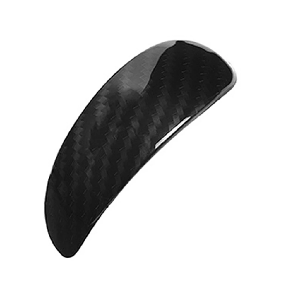 Car Gear Lever Gear Shift Cover Trim Decoration Sticker for Nissan Patrol Y62 2017 2018 2019 2020 ABS Carbon Fiber